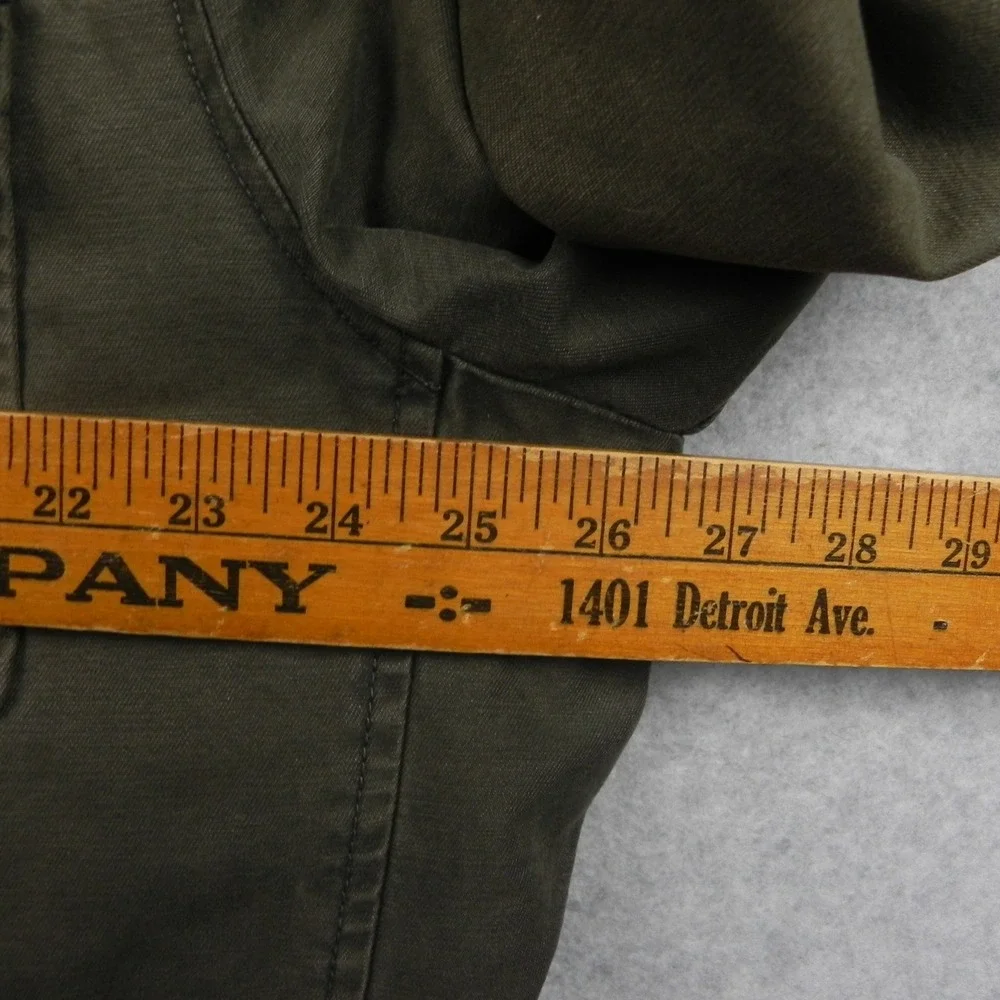 Levi's Field Jacket Mens XL Military Utility Coat Olive Green Lined Full Zip